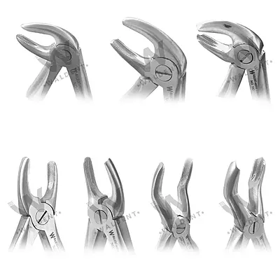 Waldent Pedo Extraction Forceps Kit Set of 7 (K1/2) Waldent Pedo Extraction Forceps Kit Set of 7 (K1/2)