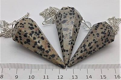 Dalmation Jasper Pendulum