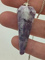 Lepidolite Pendulum