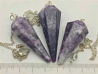 Lepidolite Pendulum