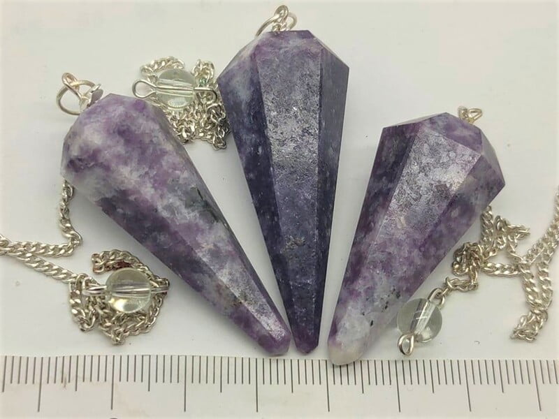Lepidolite Pendulum