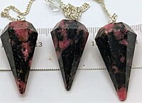 Rhodonite Pendulum