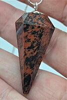 Mahogany Obsidian Pendulum