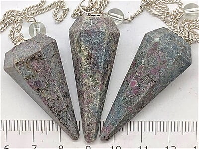 Ruby Kyanite Pendulum