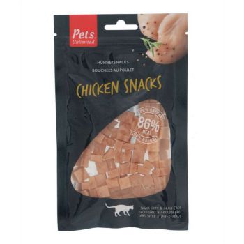 Pets Unlimited Chicken Snacks Cat Treats - 50G Pets Unlimited Chicken Snacks Cat Treats - 50G