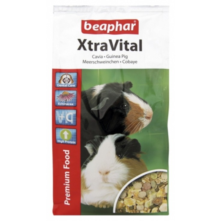 BEAPHAR XTRAVITAL GUINEA PIG FEED 1KG BEAPHAR XTRAVITAL GUINEA PIG FEED 1KG