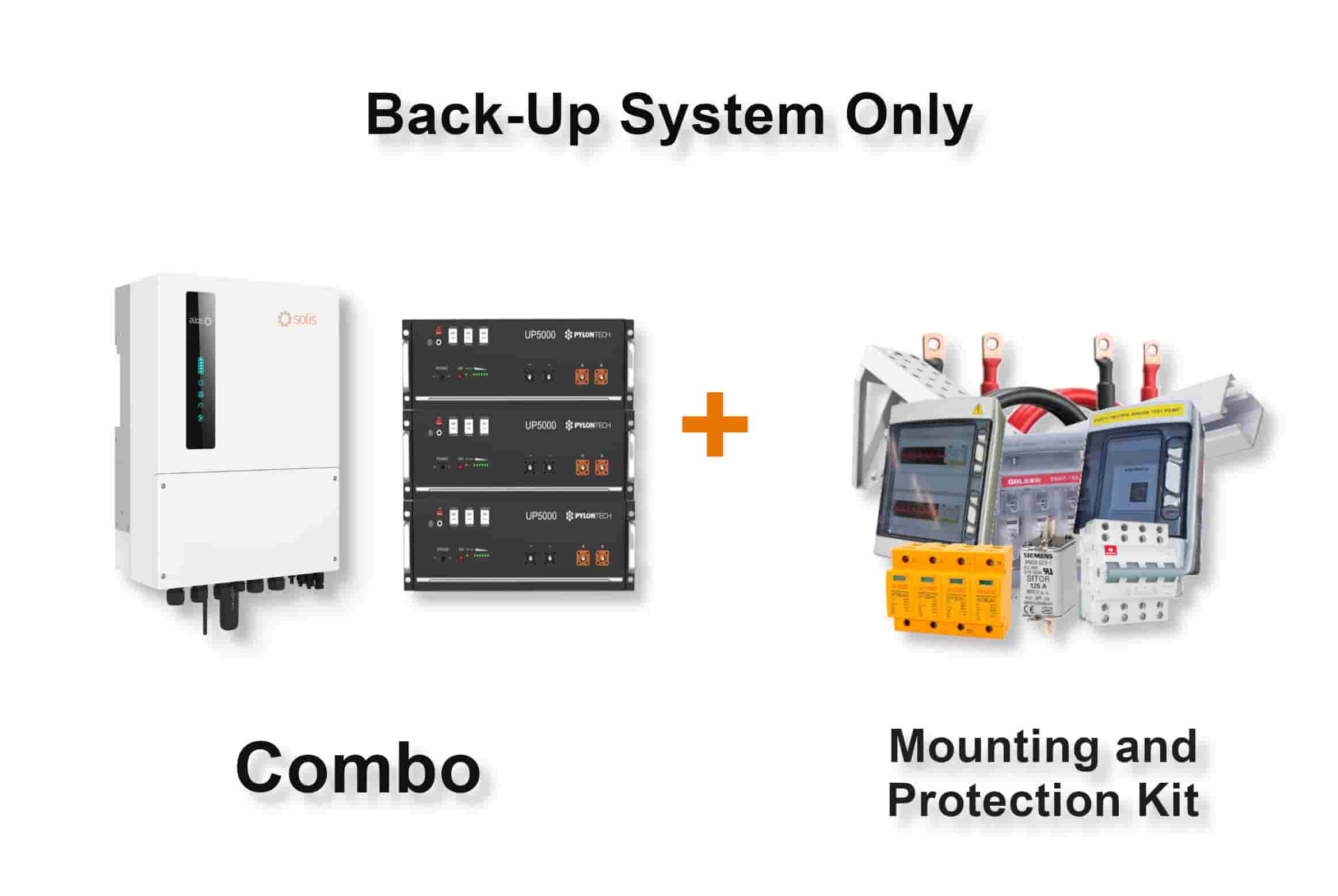 6.0 kW SOLIS S6 Hybrid - PYLONTECH Combo, c/w 3x 4.8 kWh Lithium Batteries