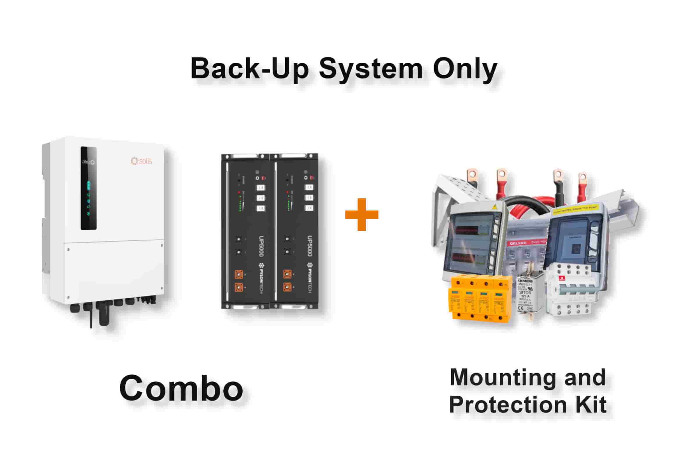 8.0 kW SOLIS S6 Hybrid Combo, c/w 2x 4.8 kWh PYLONTECH Lithium Batteries