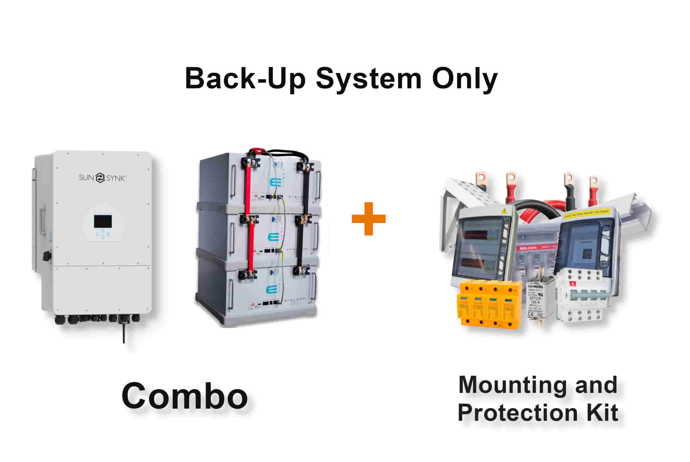 12.0 kW SUNSYNK 3-Phase Hybrid - FREEDOM WON Combo, c/w 3x 5.0 kWh Lithium Batteries