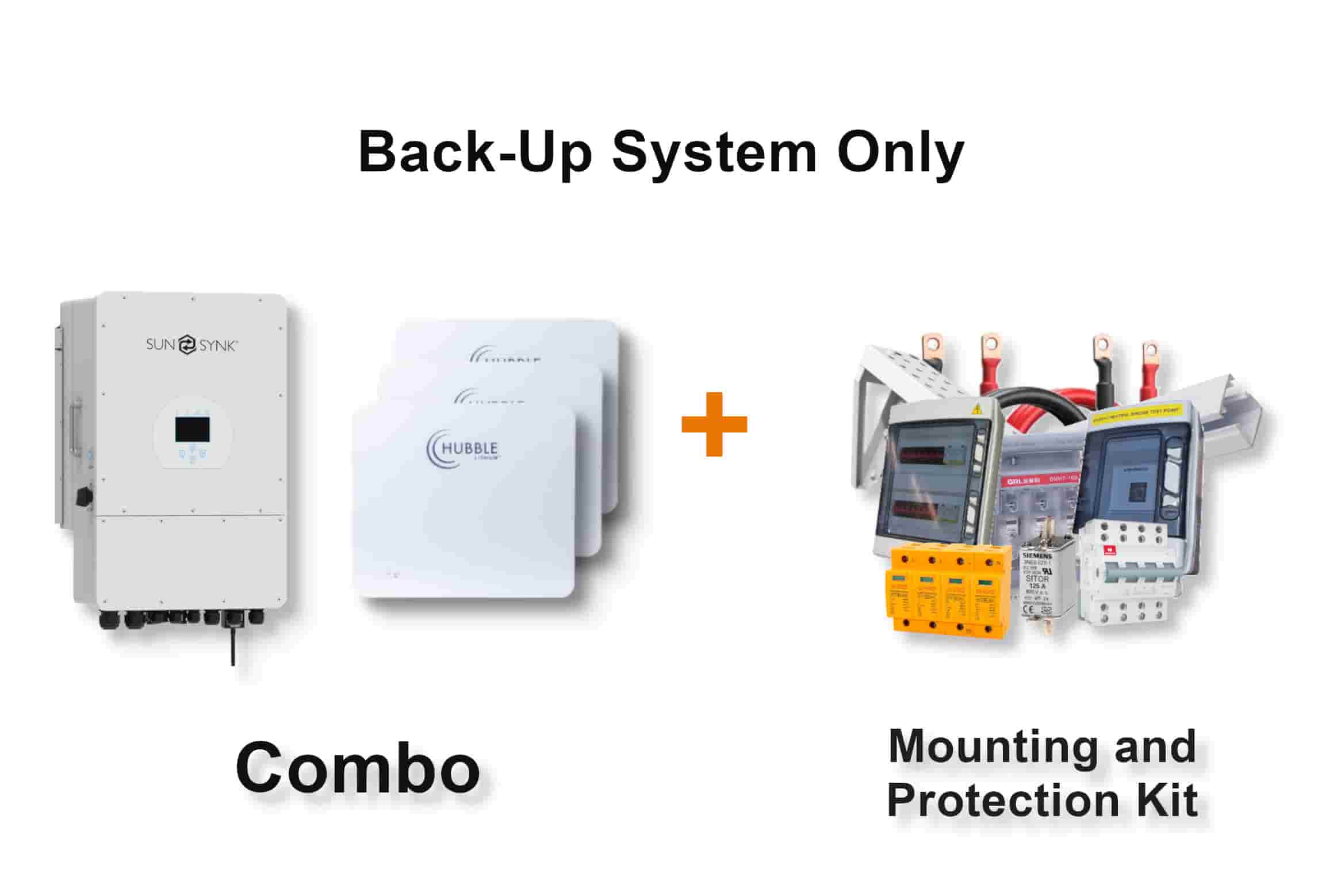 12.0 kW SUNSYNK 3-Phase Hybrid - HUBBLE Combo, c/w 3x 10.0 kWh Lithium Batteries
