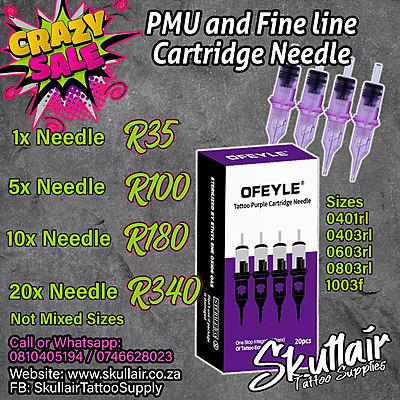 083RL PMU Ofeyle Purple Cartridges Needles