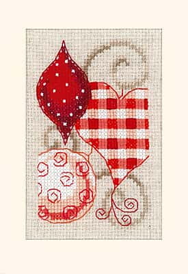 Biglietti di Auguri da ricamare a Punto Croce per Natale 3 pezzi Biglietti di Auguri da ricamare a Punto Croce per Natale 3 pezzi