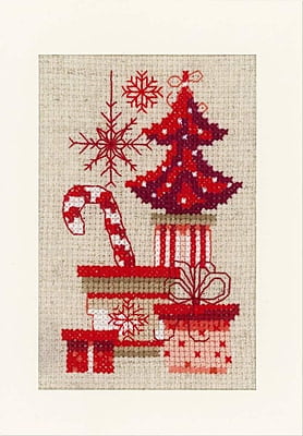 Biglietti di Auguri da ricamare a Punto Croce per Natale 3 pezzi Biglietti di Auguri da ricamare a Punto Croce per Natale 3 pezzi