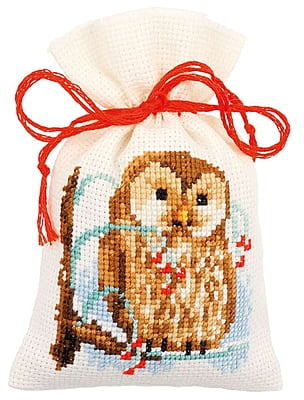 Set 3 Sacchetti Punto Croce Inverno Winter Set 3 Sacchetti Punto Croce Inverno Winter