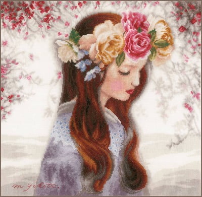 Romance - Kit Lanarte per ricamo a punto croce