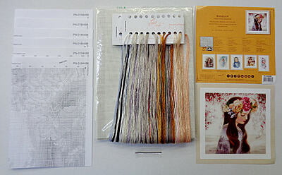 Romance - Kit Lanarte per ricamo a punto croce Romance - Kit Lanarte per ricamo a punto croce