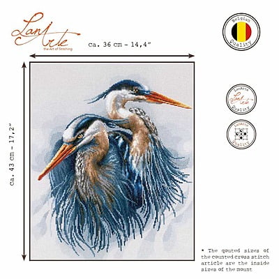 Lanarte Kit Ricamo Punto Croce Great Blue Lanarte Kit Ricamo Punto Croce Great Blue