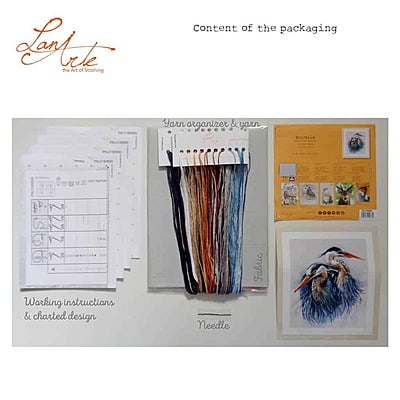 Lanarte Kit Ricamo Punto Croce Great Blue Lanarte Kit Ricamo Punto Croce Great Blue