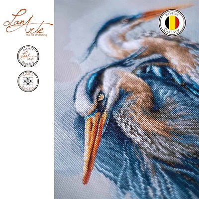 Lanarte Kit Ricamo Punto Croce Great Blue Lanarte Kit Ricamo Punto Croce Great Blue