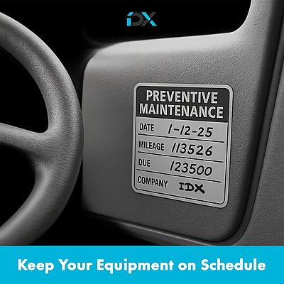 Preventive Maintenance Stickers - 100 Pack