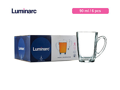 New Morning 9CL طقم كاسات شاي لومينارك 6 كاسات New Morning 9CL طقم كاسات شاي لومينارك 6 كاسات