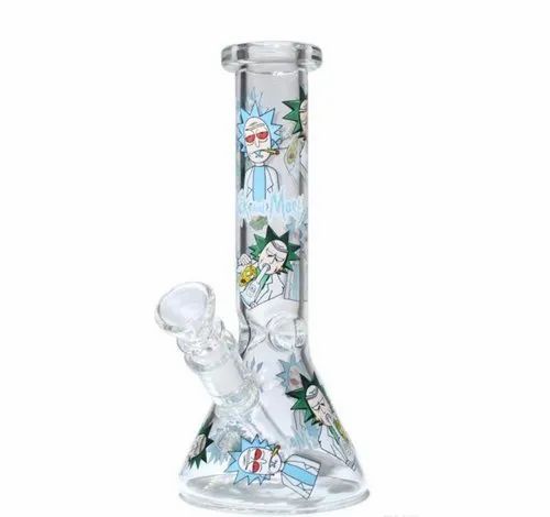 Beautiful Rick And Morty Glass Bong 7mm 25cm ″Mixed Prints Beautiful Rick And Morty Glass Bong 7mm 25cm ″Mixed Prints