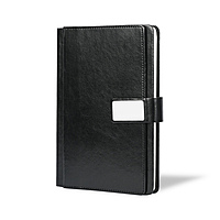 Black Corporate Diary With Pen
