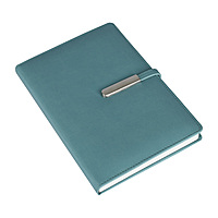 Sky Blue Corporate Diary With Pen