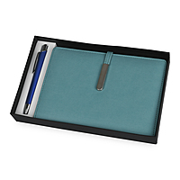 Sky Blue Corporate Diary With Pen
