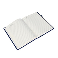 A5 Classic Blue Corporate Diary with Italian PU Cover