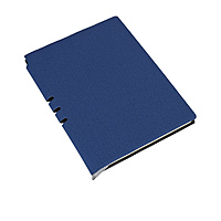 A5 Premium Lined Blue Corporate Diary with Italian PU Cover