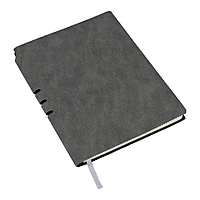 A5 Premium Grey Corporate Diary with Italian PU Cover