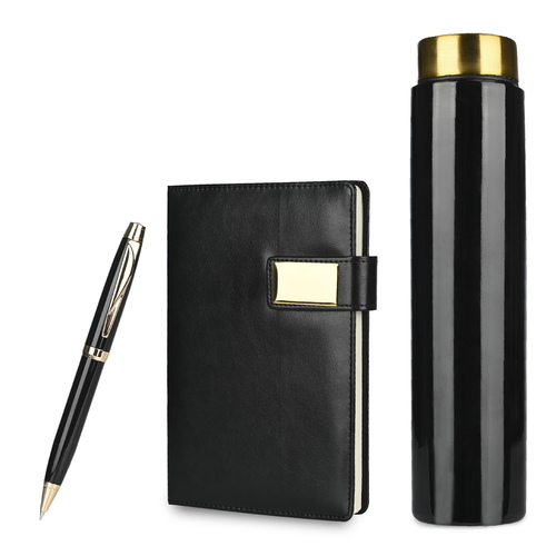 Classic 3 in 1 Black Gold Gift Set