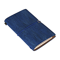 Marble Blue All in one Softbound Corporate Diary with Italian PU Cover