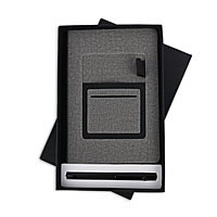 Grey Corporate Diary with Pen & Box