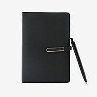 Black Corporate Diary With Pen & Box