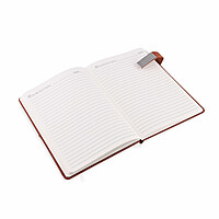 Unique Tan Corporate Diary With Pen