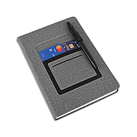 Grey Corporate Diary with Pen & Box