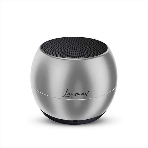 Landmark Shell Silver Portable Speaker