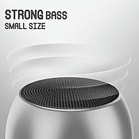 Landmark Shell Silver Portable Speaker