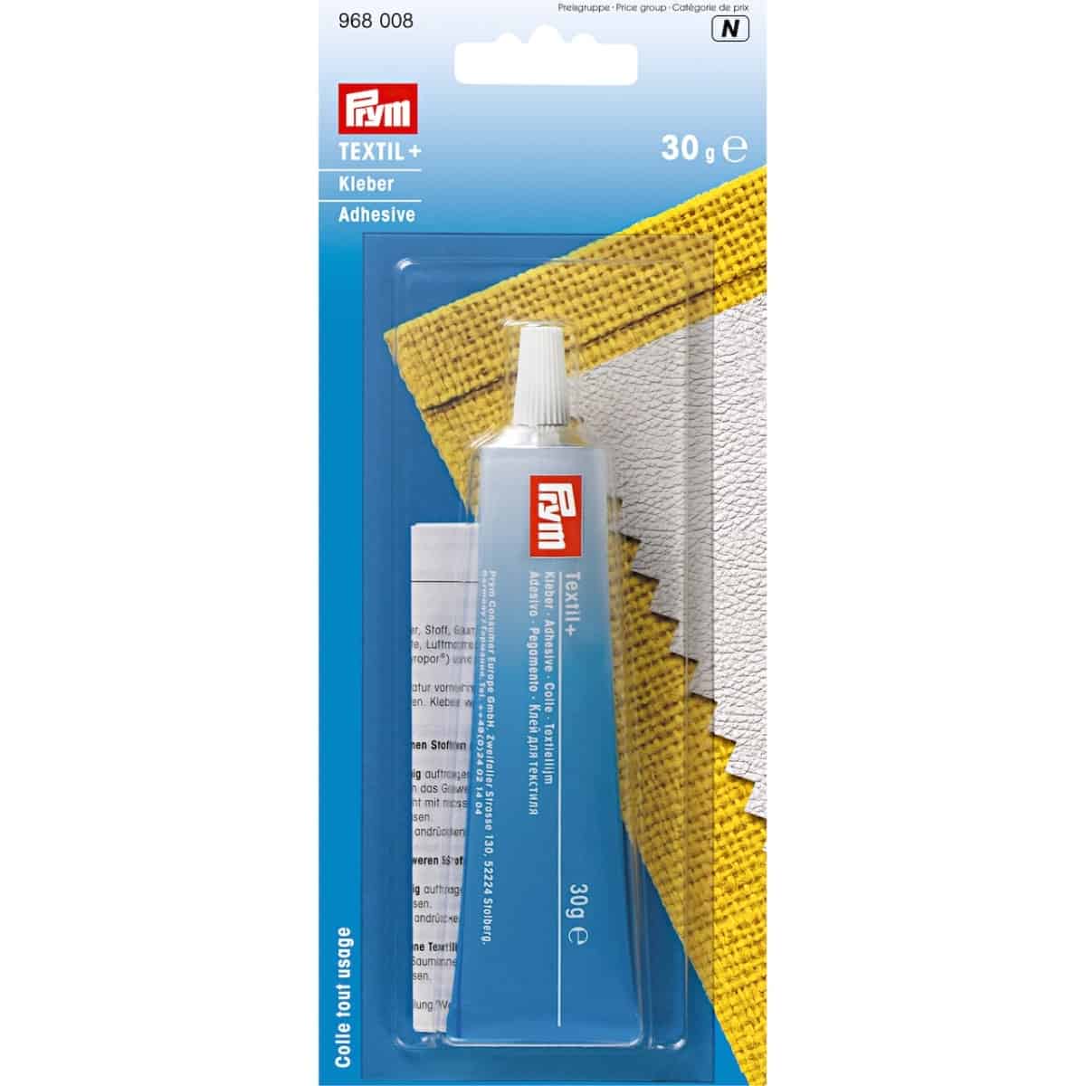 Colla per Tessuti Prym 30gr, 15623 Colla per Tessuti Prym 30gr, 15623