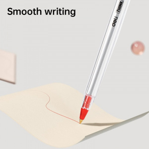 DELI Q1 FINE-POINT BIROS 0.7MM RED DELI Q1 FINE-POINT BIROS 0.7MM RED