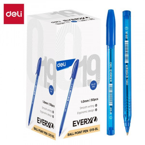 DELI Q19 TRANS.BIROS 1.0MM BLUE DELI Q19 TRANS.BIROS 1.0MM BLUE