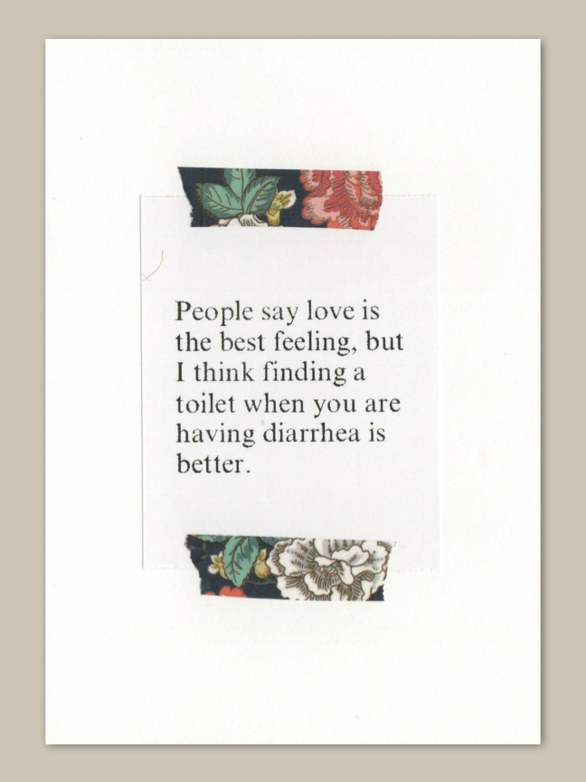 Quote Card Diarrhea