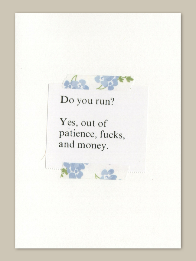 Quote Card Run