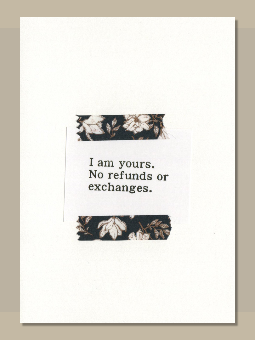 Quote Card Yours