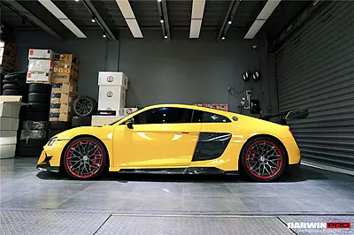 Audi R8 Coupe & Spyder IMPII Style Carbon Fiber Side Door Blades | Performance Overlay Upgrade Audi R8 Coupe & Spyder IMPII Style Carbon Fiber Side Door Blades | Performance Overlay Upgrade