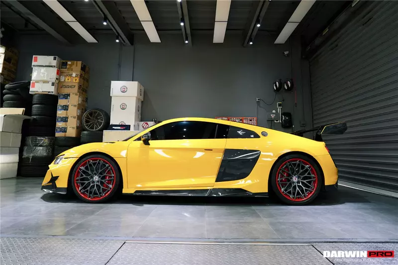 Audi R8 Coupe & Spyder IMPII Style Carbon Fiber Side Door Blades | Performance Overlay Upgrade Audi R8 Coupe & Spyder IMPII Style Carbon Fiber Side Door Blades | Performance Overlay Upgrade