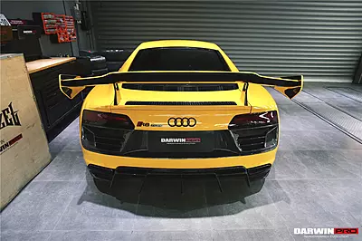 Audi R8 Coupe & Spyder IMPII Style Partial Carbon Fiber Rear Bumper | Lightweight Rear Aero Upgrade Audi R8 Coupe & Spyder IMPII Style Partial Carbon Fiber Rear Bumper | Lightweight Rear Aero Upgrade