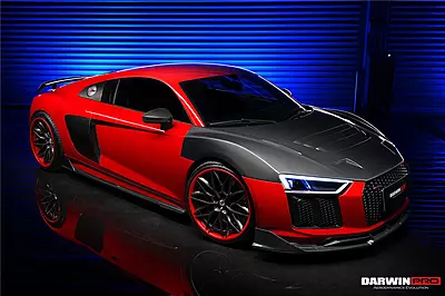 Audi R8 Coupe & Spyder IMPII Style Carbon Fiber Side Door Blades | Performance Overlay Upgrade Audi R8 Coupe & Spyder IMPII Style Carbon Fiber Side Door Blades | Performance Overlay Upgrade